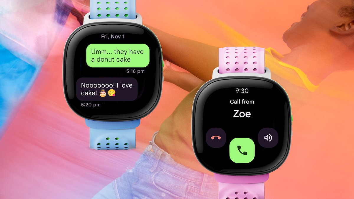 Fitbit’s kids smartwatch gets family group chats