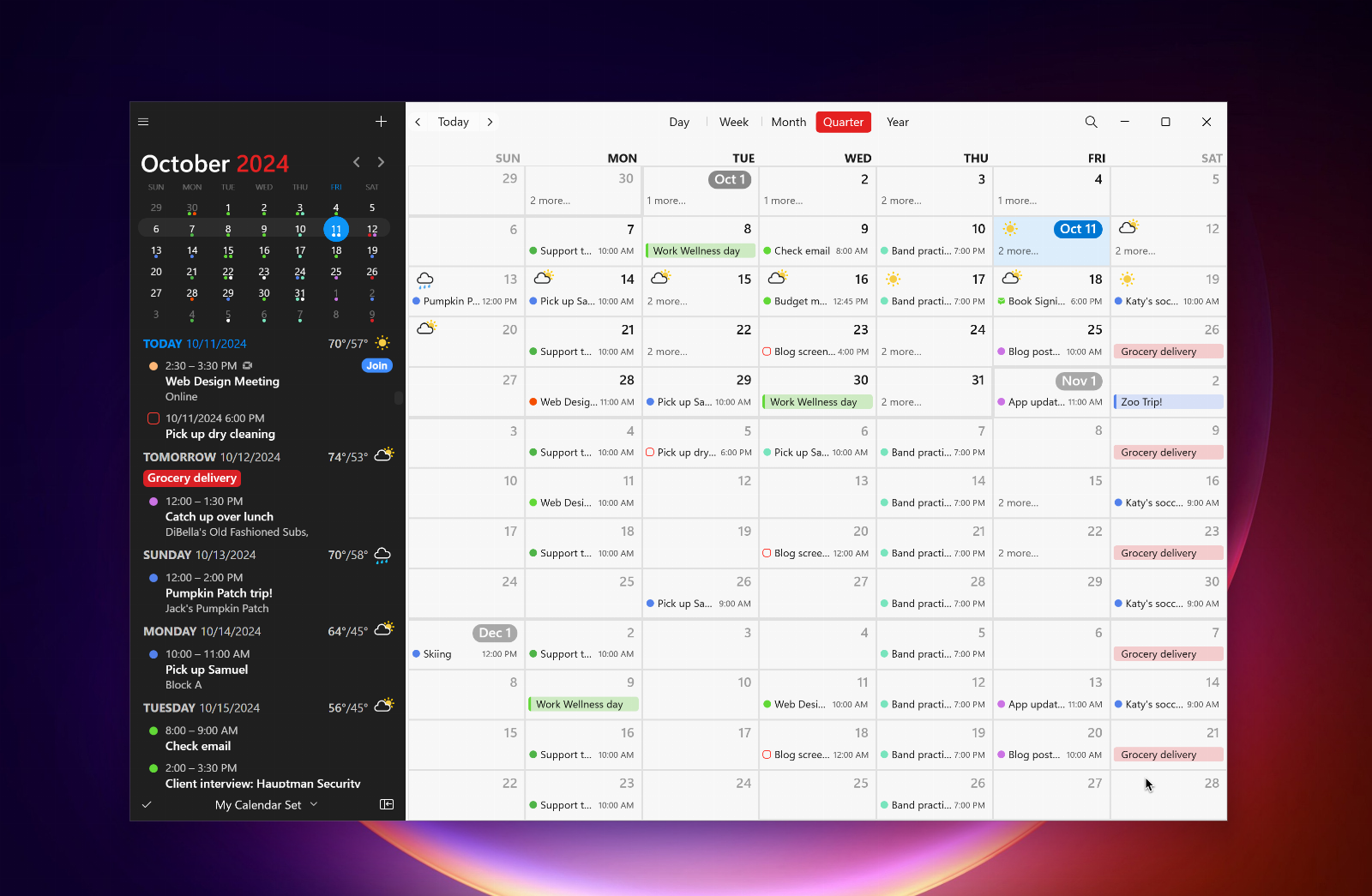 Popular calendar app Fantastical lands on Windows